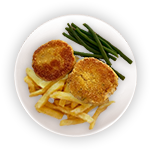 2x Fish Cakes (haddock) 