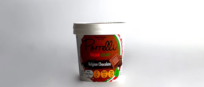 Small Tub Of Porrelli Ice Cream 